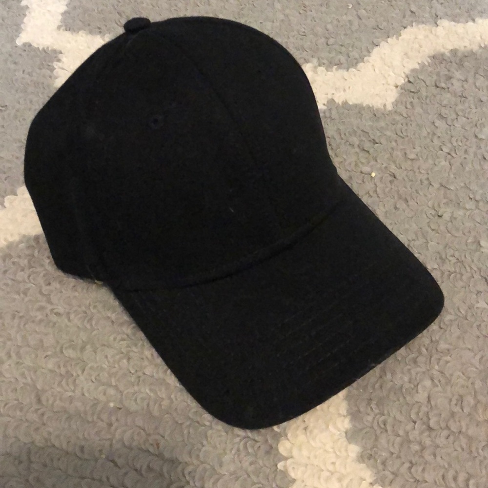 Plain black Baseball cap